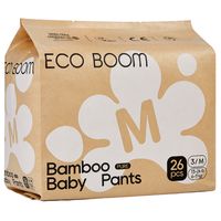 Eco Boom Bamboo Pull Up Pants - M (6-10Kg)